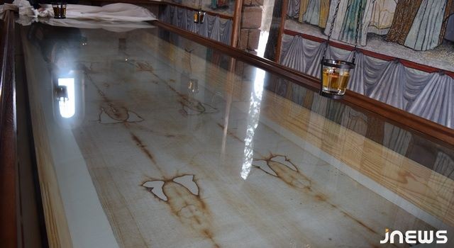 В Ахалкалаки хранится копия Туринской плащаницы