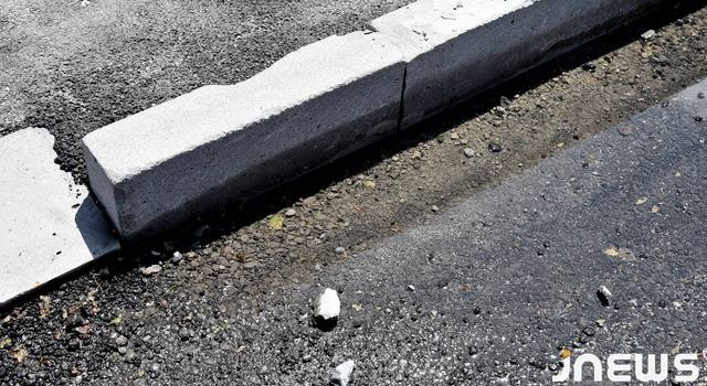 И снова проблемное асфальтирование