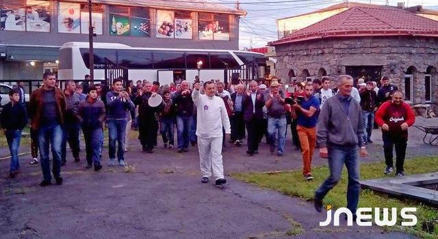 Факел  Панармянских игр в Ахалкалаки