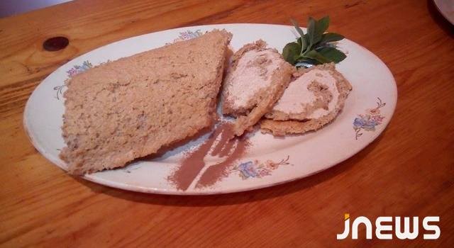 Kофейный рулет со сливочным кремом