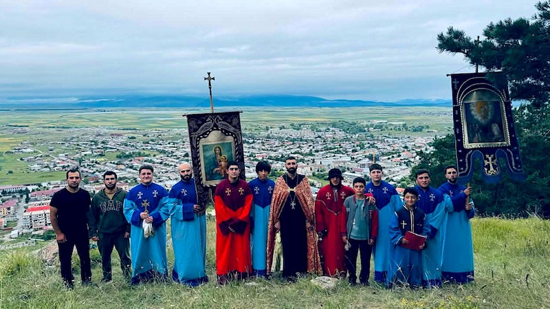 Благословение Ахалкалаки и жителей с вершины Тавшанки