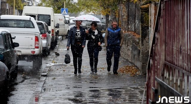 Зима наступила осенью