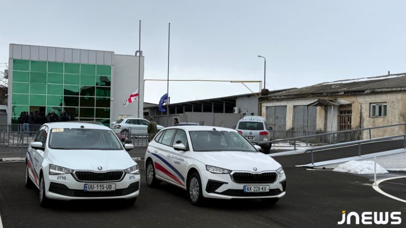 В Ахалкалаки начали проводить практический экзамен по вождению