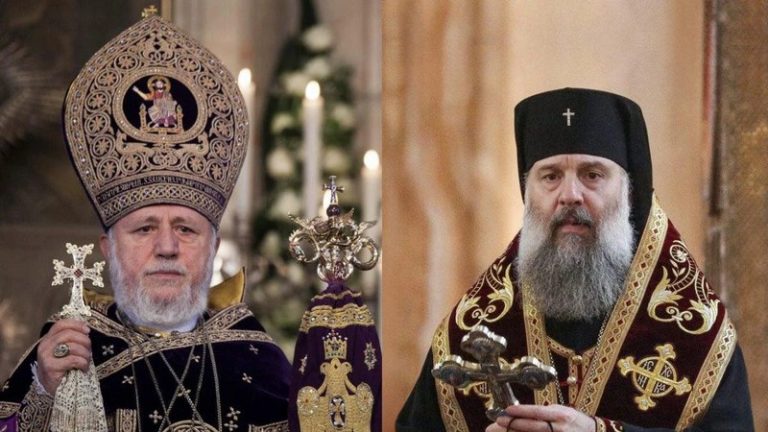 Католикос всех армян поздравил новоизбранного Католикоса-Патриарха всея Грузии