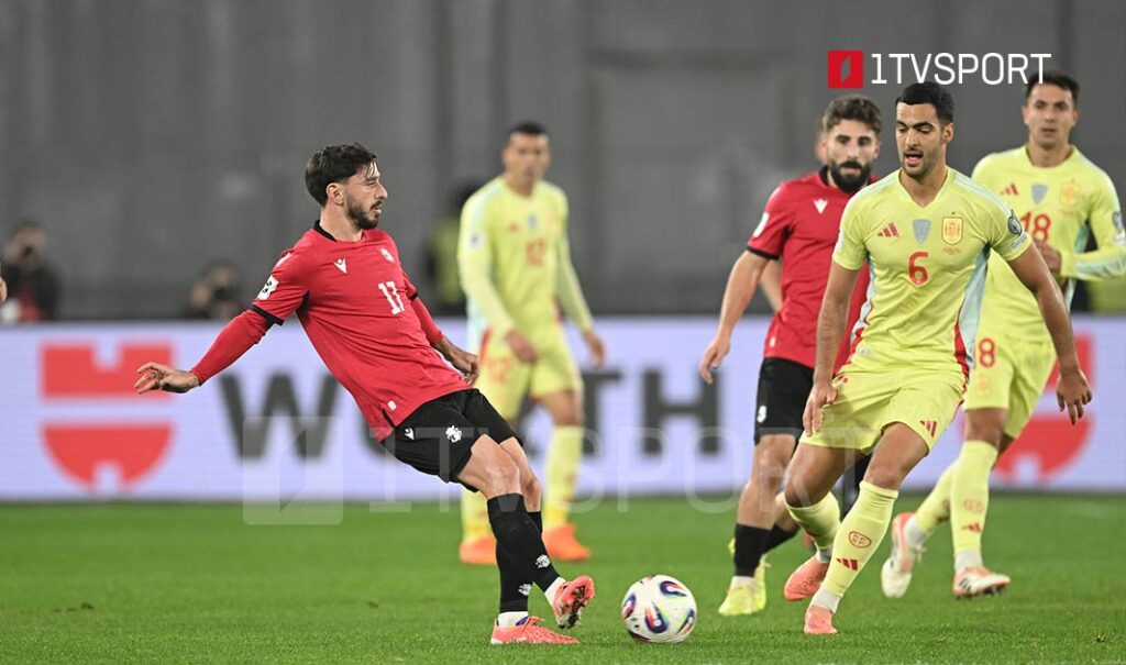 Сборная Грузии проиграла Испании в отборочном этапе чемпионата мира