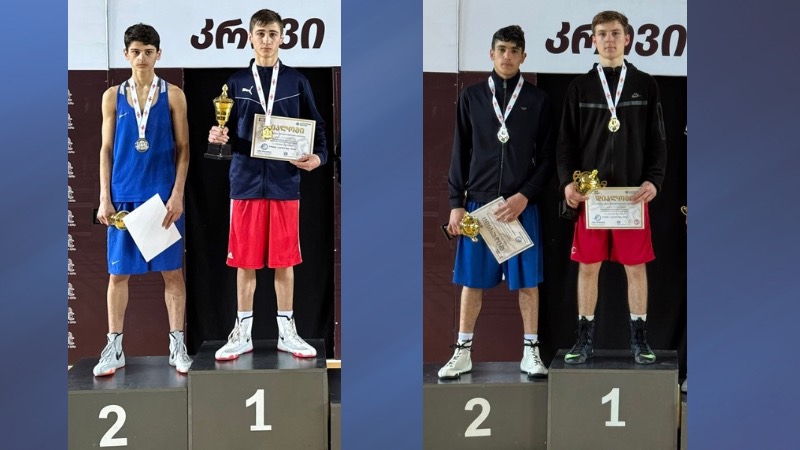 Серебряные медали ахалкалакских боксеров