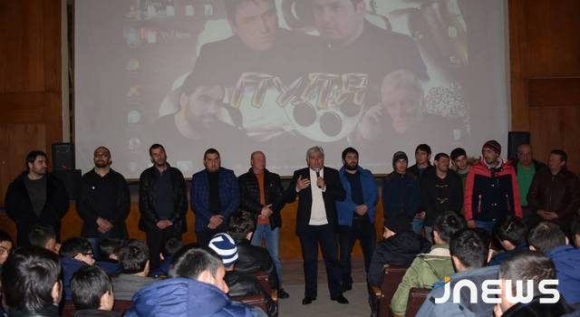 Фильм, снятый в Ниноцминде, уже на большом экране