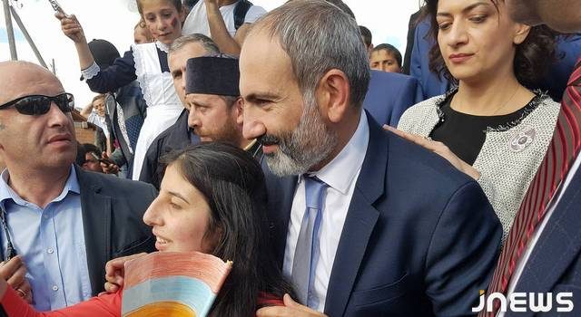 Пашинян в Джавахети