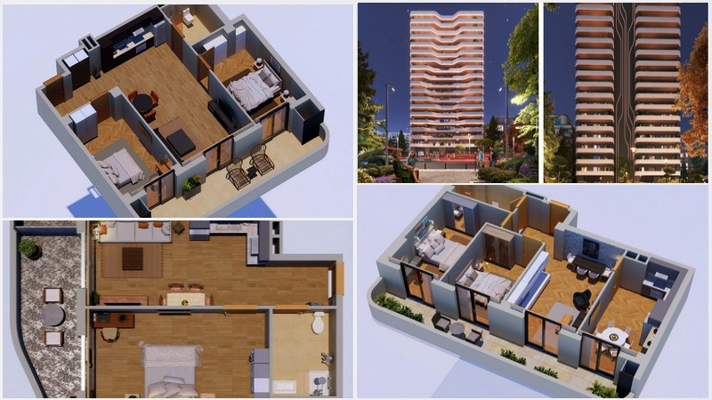 Какими будут квартиры нового элитного многоэтажного дома Ахалкалаки? (R)