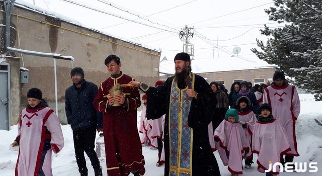 В Ахалкалаки прошло рождественское шествие “Алило”