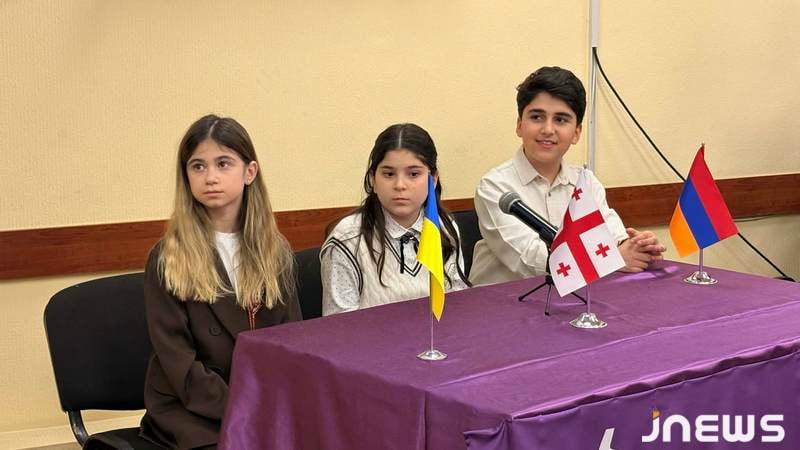 Участники-армяне «Детского Евровидения 2025» в тбилисском центре «Айартун»