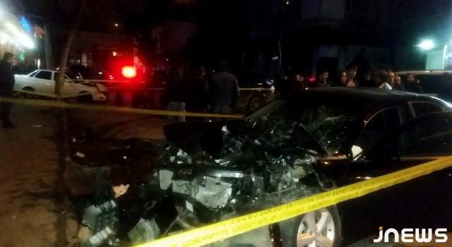 Авария в центре Ахалкалаки