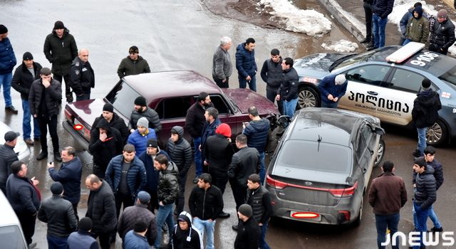 Авария в центре города