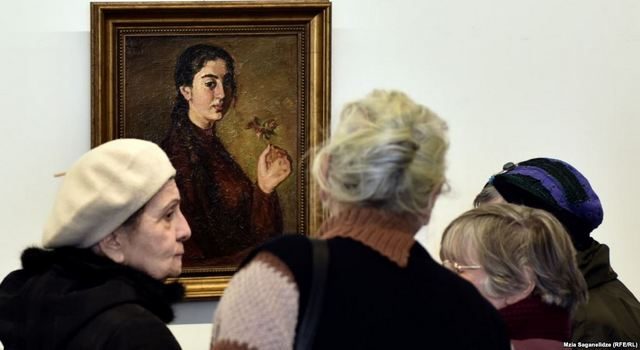 Выставка работ заслуженного художника Грузии