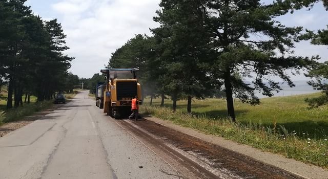 Ремонтируется дорога Цалка-Ниноцминда