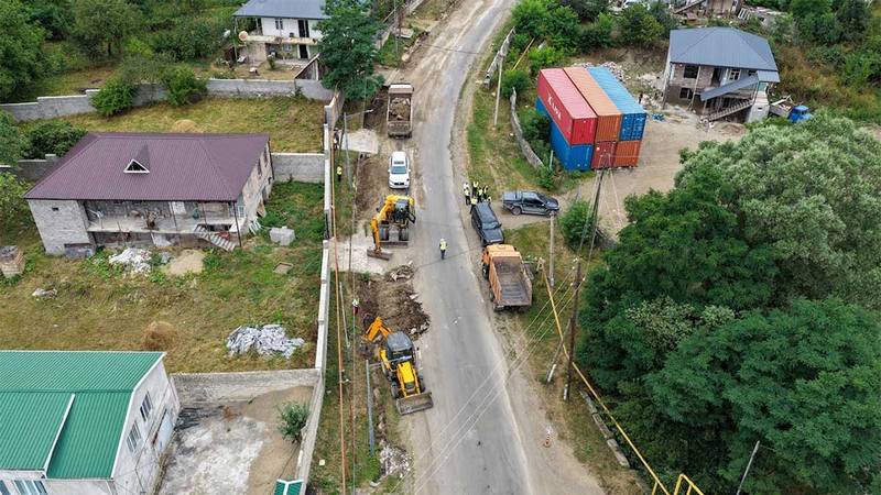В муниципалитете Цалка началась реабилитация 4,4-километрового участка дороги