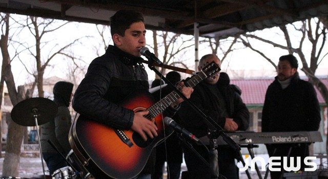 Предновогодний, молодежный концерт в Ахалкалаки