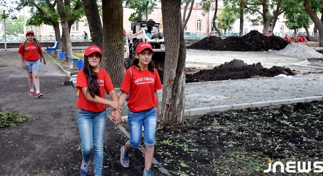 Хас Бахча в процессе благоустройства