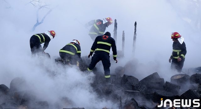 Пожар в школе