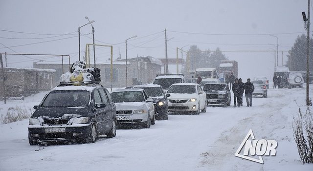 Дорога Ниноцминда-Армения открыта в одностороннем порядке (Video)