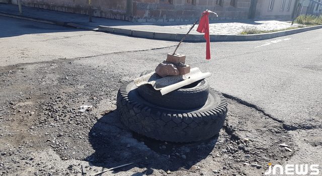 Открытые люки – угроза движению в Ахалкалаки