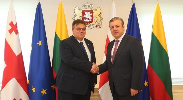 Литовский министр в Грузии