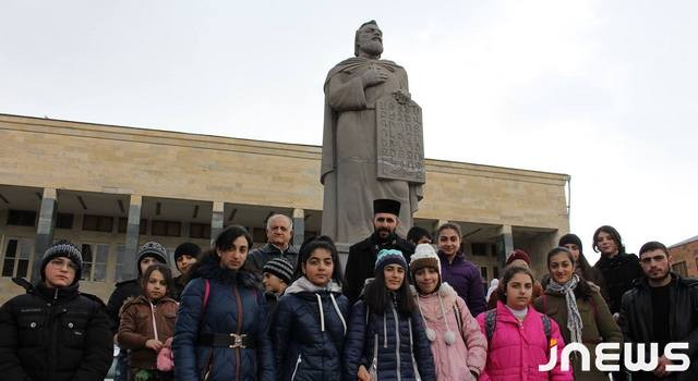 В Ахалкалаки почтили память Месропа Маштоца