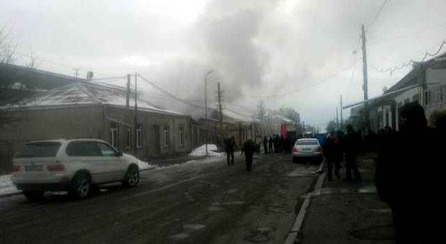 В Ахалкалаки взорвался автомобиль