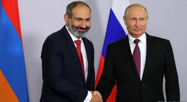 Премьер-министр РА Никол Пашинян встретился с президентом РФ Владимиром Путиным