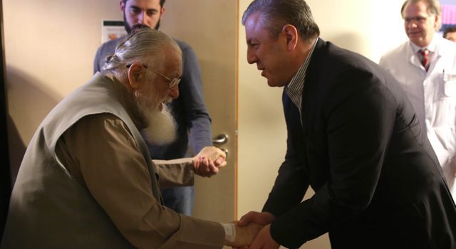 Премьер-министр посетил Католикоса-Патриарха Илию II