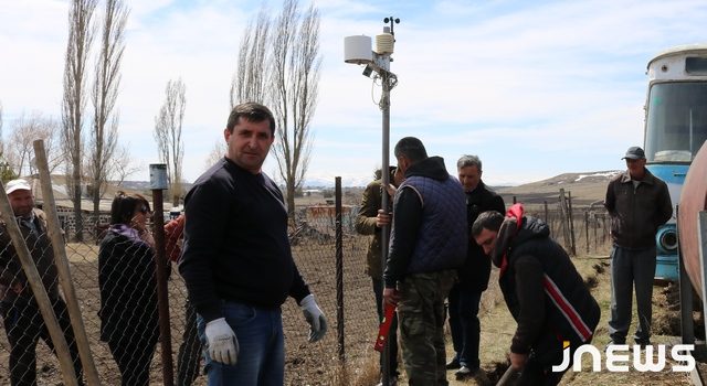 В Ахалкалаки установили агрометеорологическую станцию