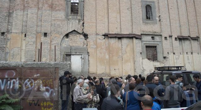 В Тбилиси прошла акция ради сохранения церкви Шамхорецоц