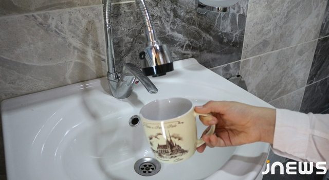 Авария на водопроводе в Ахалкалаки