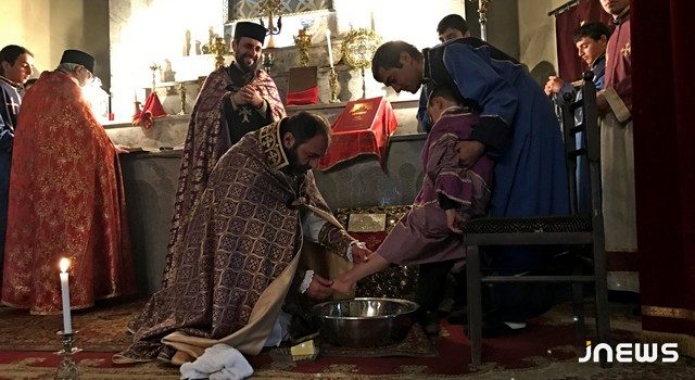Обряд омовения ног в церквях Джавахети