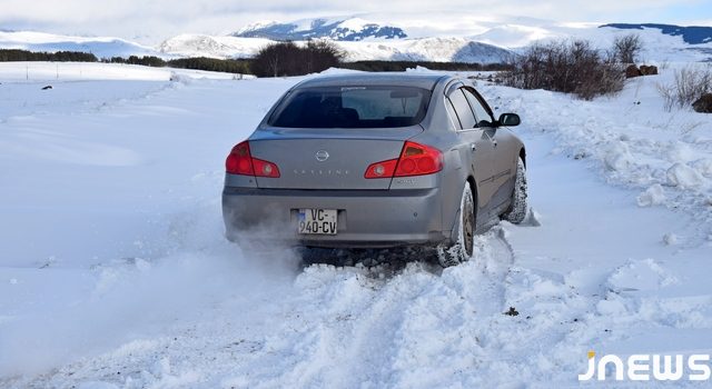 Из-за непогоды некоторые дороги Ахалкалакского муниципалитета труднопроходимы