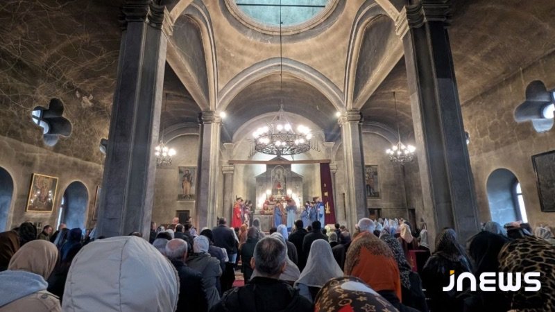 В церкви Сурб Хач Ахалкалаки отметили Пасхальный Сочельник