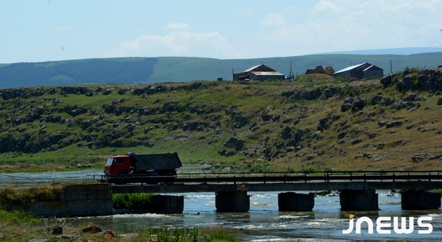 Мост села Хорения в аварийном состоянии