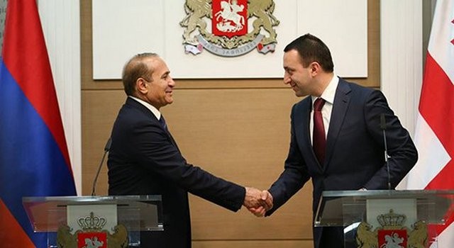 Встреча премьер-министров Армении и Грузии