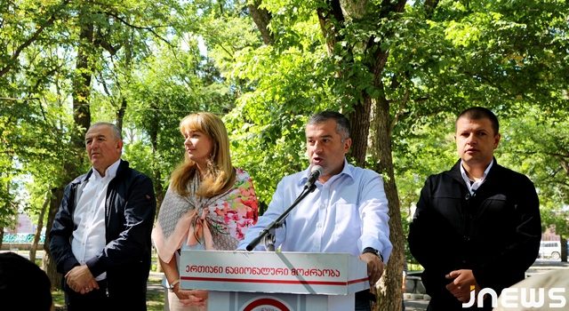 Сандра Рулофс и Давид Бакрадзе в Ахалкалаки