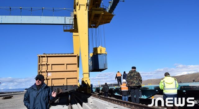 Ахалкалакская станция БТК встретила свой первый груз