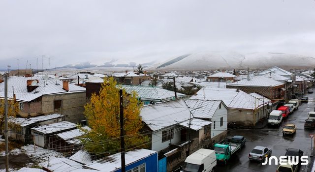 В Ахалкалаки пошёл первый снег