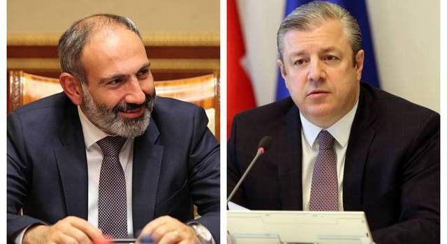 Состоялся телефонный разговор премьер-министров Армении и Грузии
